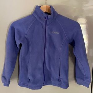 Girls purple Columbia fleece.